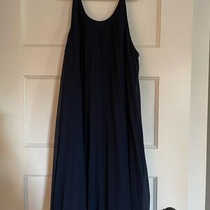 BCBGeneration Blue Dress Sleeveless Scoop Neck